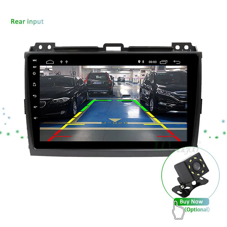 Excellent DSP IPS Android 9.0 Car GPS Radio for Toyota LAND CRUISER Prado 120 Lexus GX470 Multimedia Screen Build in 4G MODEM Slot No DVD 26