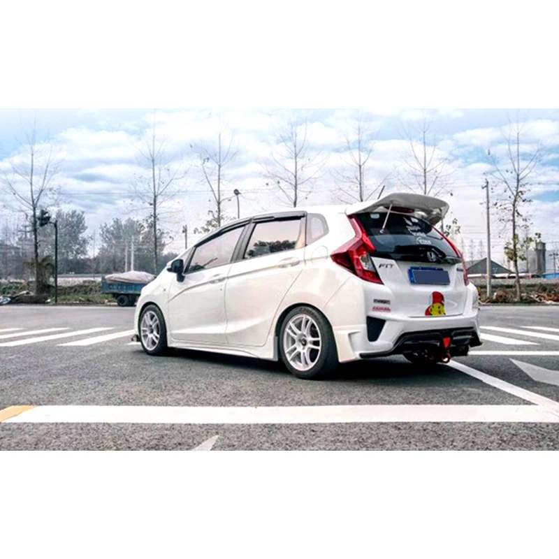 Спойлер из углеродного волокна для Honda JAZZ спойлер на крышу JDM Gk5 2019 года аксессуары