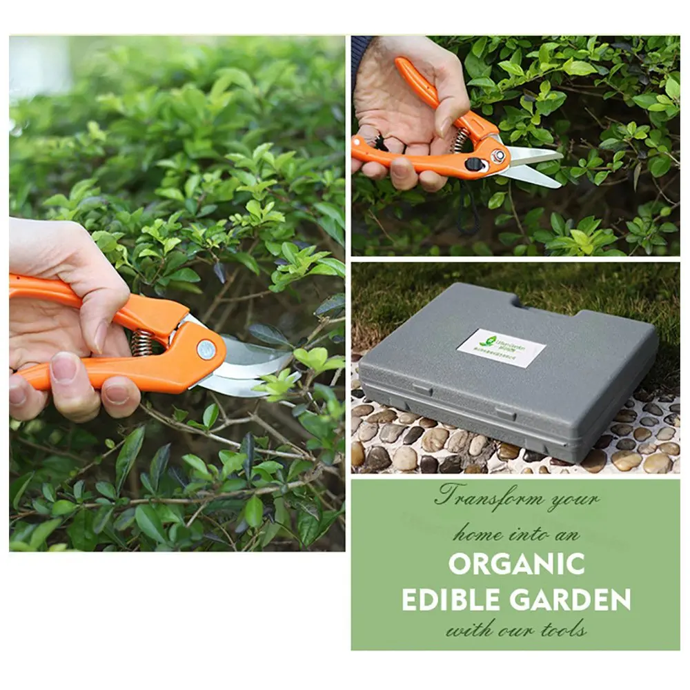 

Gardening 5 / 12 piece Set Garden Fruit Tree Pro Pruning Shears Scissor Tip Shovel Rake Watering Can 3 toothed Fork Seedling