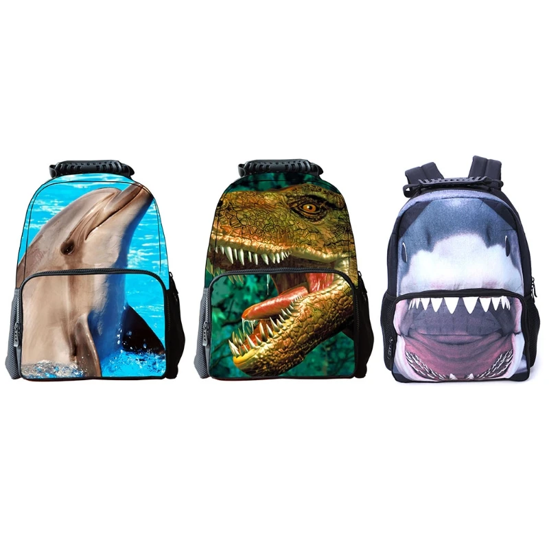 

Rucksack students 1019D backpack 3D animal backpack - dinosaurs school bag students Backpacks
