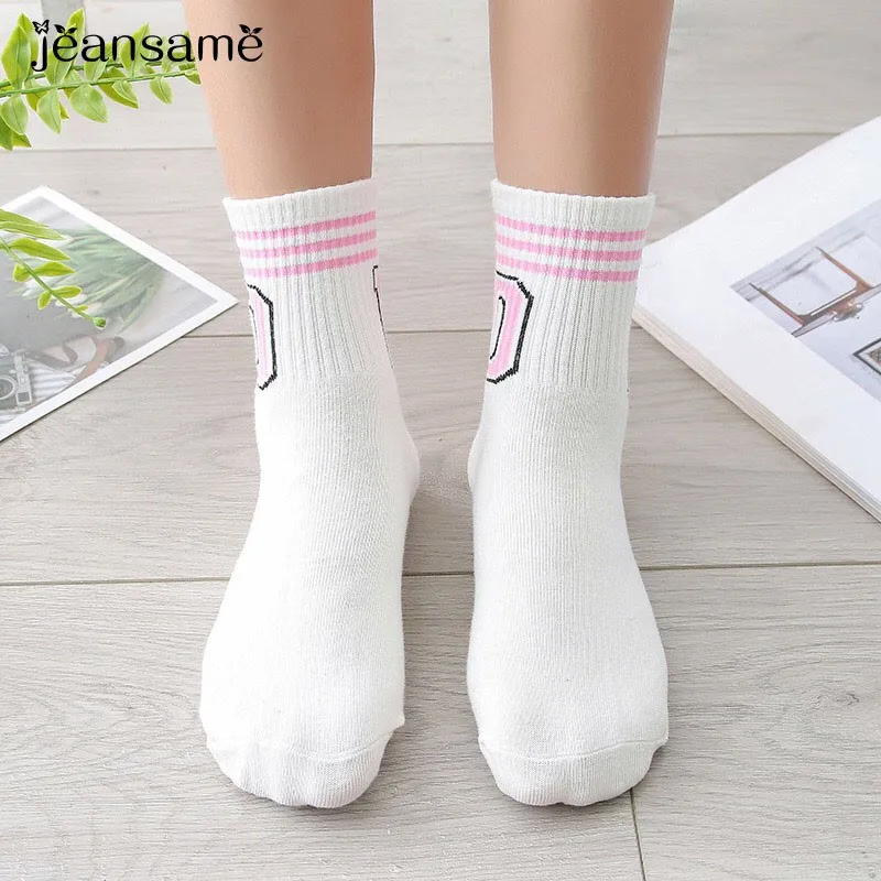 Comfortable Cotton Socks Stylish Casual Breathable Short Blend elastic Warm Wear Resistant lady thermal  invierno mujer cute