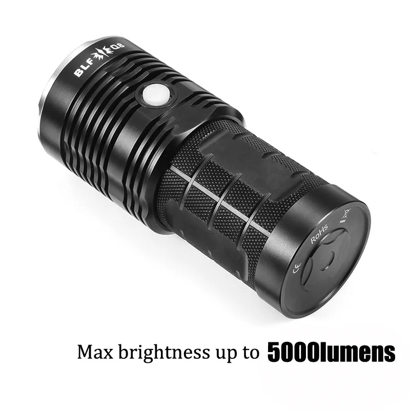 Новинка! BLF Q8 4x XP L 5000лм профессиональная процедура многократного использования