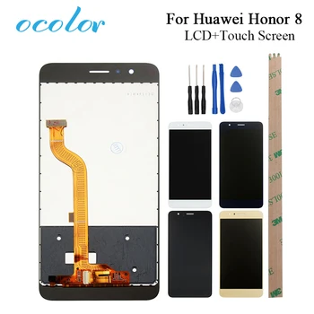 

ocolor 5.2inch For Huawei Honor 8 LCD Display and Touch Screen Screen Digitizer Assembly 1920x1080 FHD + Tools+Adhesive No Frame