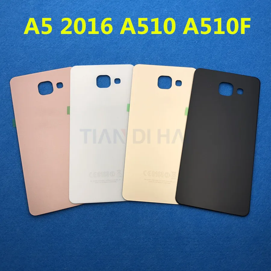 

Back Glass For Samsung Galaxy A5 A3 A7 2016 Back panel Battery Glass Cover A510 A510F A310F A710F Rear Door Housing Case