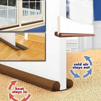 

Door Draft Stopper Weather Stripping for Doors Window Sweep Door Seal Under Door Draft Blocker Window Sealer for Winter