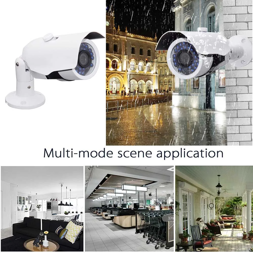 

CCTV Camera with 30pcs IR LEDs 2.0MP Waterproof Night Vision Bullet Camera SD998