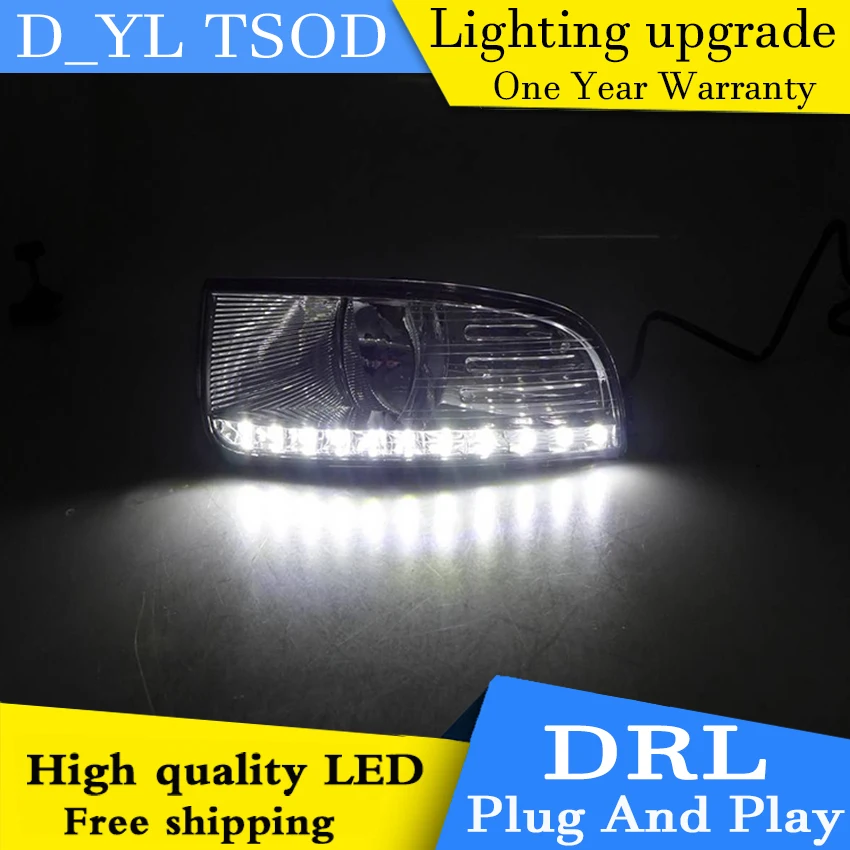 Car styling For skoda superb 2010 2013 LED DRL superb led fog lamps