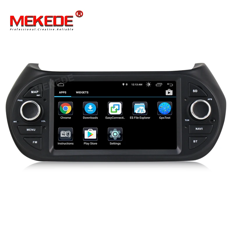 Best Android 8.1 Car dvd Stereo Radio GPS Navigation For Fiat Fiorino Qubo Citroen Nemo Peugeot Bipper 2008-2010 2015 Auto Multimedia 1