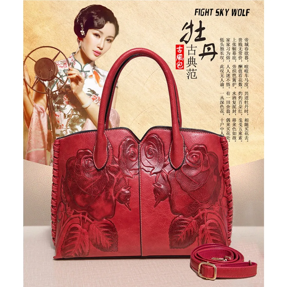 

Chinese style Stylish women's handbags 2018 new fashion ladies' handbags fashion single-shoulder handbags