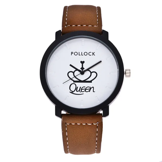 Fashion New Ladies Watch Quartz Simple And Stylish Timer PU Leather