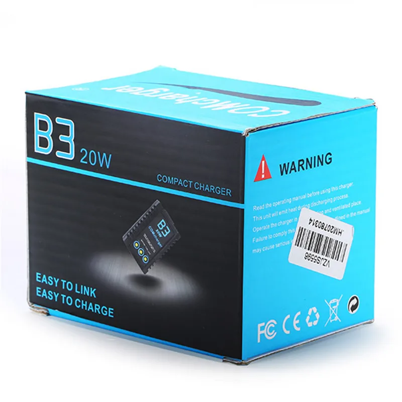 

B3 20W Balance Charger 2S-3S Lipo Battery Charger RC Charger for RC Helicopter Model