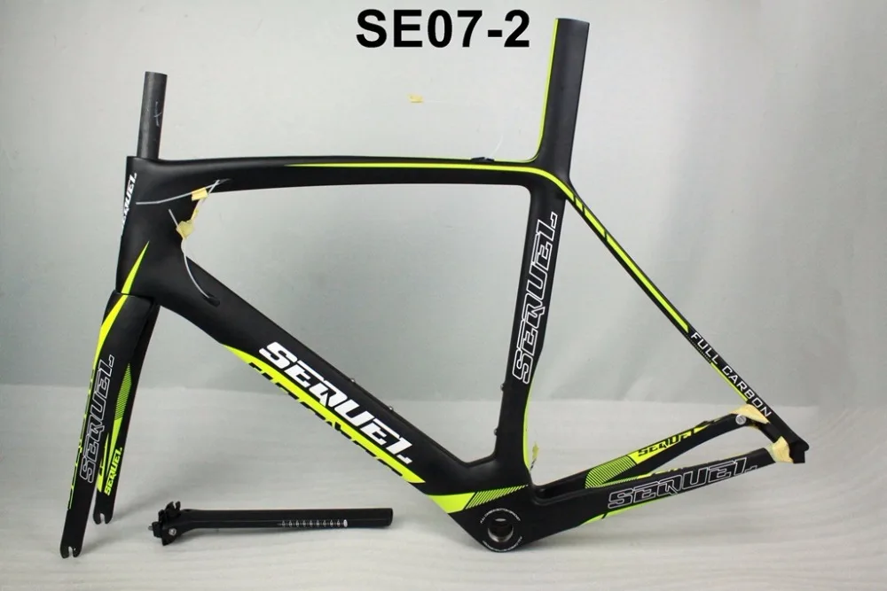 

SEQUEL road bike carbon frame raw frame Toray T800 carbon road bike BSA/BB30 Di2 and Mechanical Both bike carbonoDIY