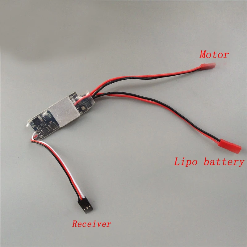 1PC 20A Dual Way Bidirectional Brushed ESC 380 Motor Brush Speed Controller 2S 3S Lipo DIY Parts for RC Car/Boat Accessories | Игрушки и