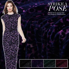 Европа и США импорт из шелка выгорание ткани из шелка и бархата платье Ципао ткани