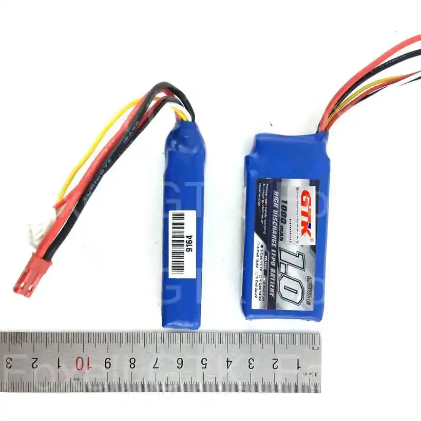 GTK lipo 3 s 1000 mah 25C 11,1 v батарейный блок li-po 35c JST штекер для RC Plane FPV, вертолет-Дрон для автомобиля лодка Дрон Квадрокоптер комплект