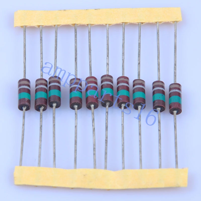 

10pcs Carbon Composition vintage Resistor 0.5W 1.8M ohm 5 %