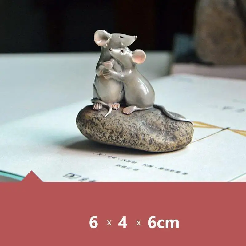 MODEL AC Статуэтка Сказочный садовый аксессуар Maneki Neko Biblo Ev Dekorasyon Decoracion Декор Hogar фэн-шуй аксессуары для украшения дома - Цвет: MODEL AC