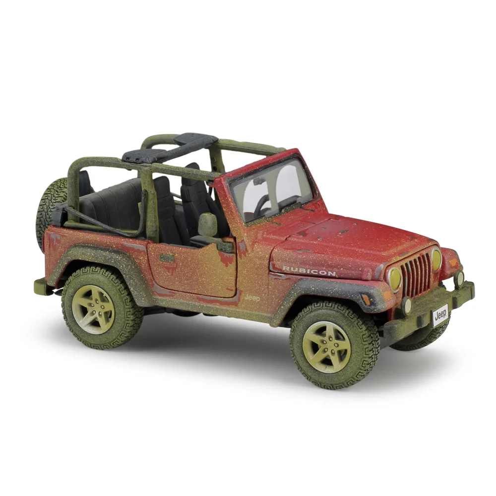 

1:27 Maisto Jeep Wrangler Rubicon muddy/blue/red/khaki Diecast model car