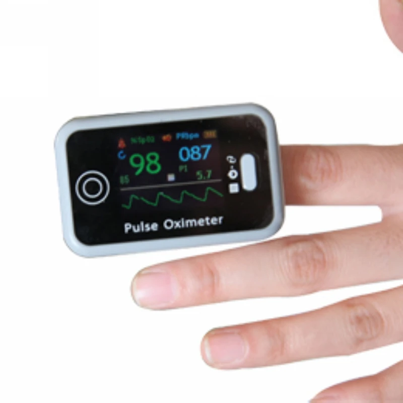 

Display PR PI Pulse Heart Rate Finger Tip Pulse Oximeter Blood Oxygen Saturation SpO2 oximeter CMS50H OLED screen PC softwear