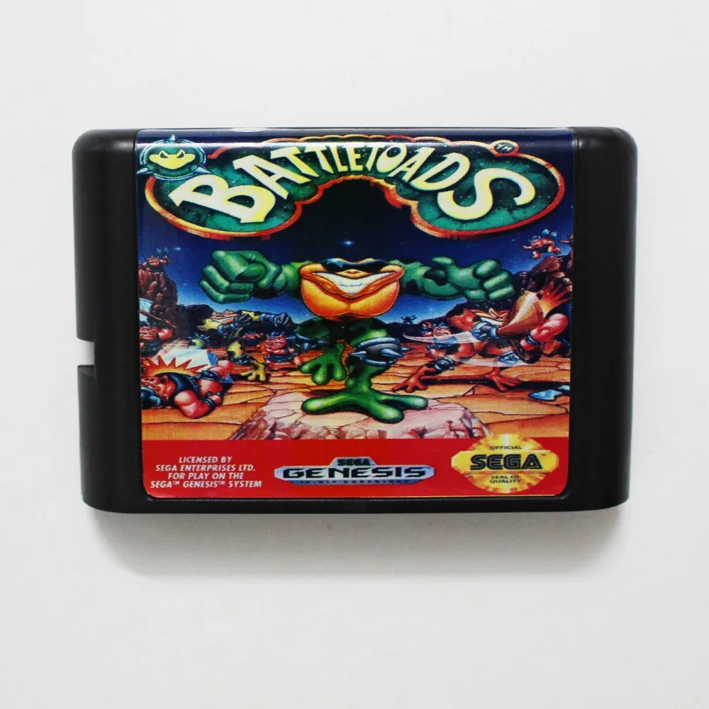 Battletoads 16 бит MD игровая карта для sega Mega Drive для Genesis