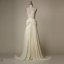 Персонализированные плиссированные юбки женские ленты молния Талия линия пол длина макси юбка Винтаж Королевский Стиль длинная юбка