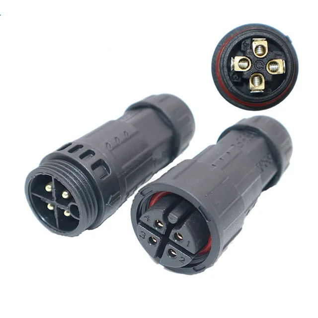 Connettore Elettrico Auto 6 Pin Impermeabile EMagTech - Per Cavi AWG, Fino A 10A, Lunghezza 8 Cm