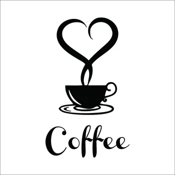 

Coffee shop Restaurant wall decor decals home decorations 361 kitchen removable vinyl wall art diy decorative sticker