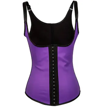 

2015 Fashion Body Shapers Rubber Waist slimming Steel Bones Corset Ann Chery Latex Underbust Waist Cincher Trainer Vest