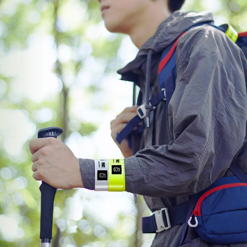 Xiaomi Miaomiaoce 38 см светоотражающий браслет, автоматическая затяжка, ремешок для бега, студентов, езды на велосипеде, безопасность