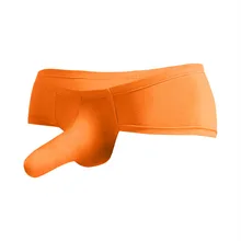 Сексуальное нижнее белье для геев, мужские боксеры, шорты, Модальные трусы со слоном, Мужские дышащие трусы с низкой талией, Cuecas S-XL 10, одноцветные