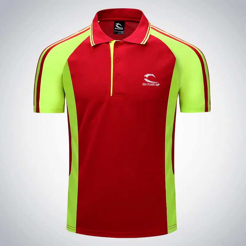 

SEA PLANETSP New 2019 Brand POLO Shirt Men short sleeve solid Polo Summer Short-sleeve Mens Homme Casual POLO Shirts M-XXL size
