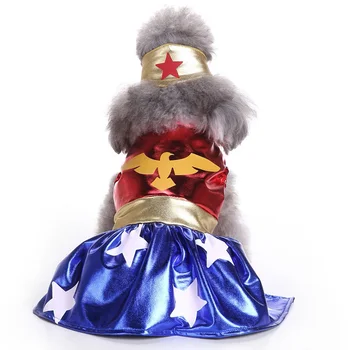 

Hawkman Pet Costume Dresses with Headband Cosplay Suit Skirt for Halloween Christmas Prom Clothes for Dog Costume for a cat