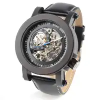 Luxury Brand BOBO BIRD Gear Men Watch Wooden Mechanical Watches Genuine Leather Strap Wristwatch relogios homem B-K10