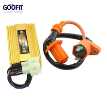GOOFIT Performance Ignition Coil Ac CDI Box Fit for Chinese Gy6 150cc Scooters Group 88