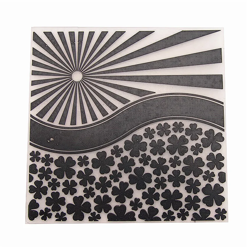 

Easter plastic four-leaf clover template craft card making paper card album wedding decoration Embossing folders