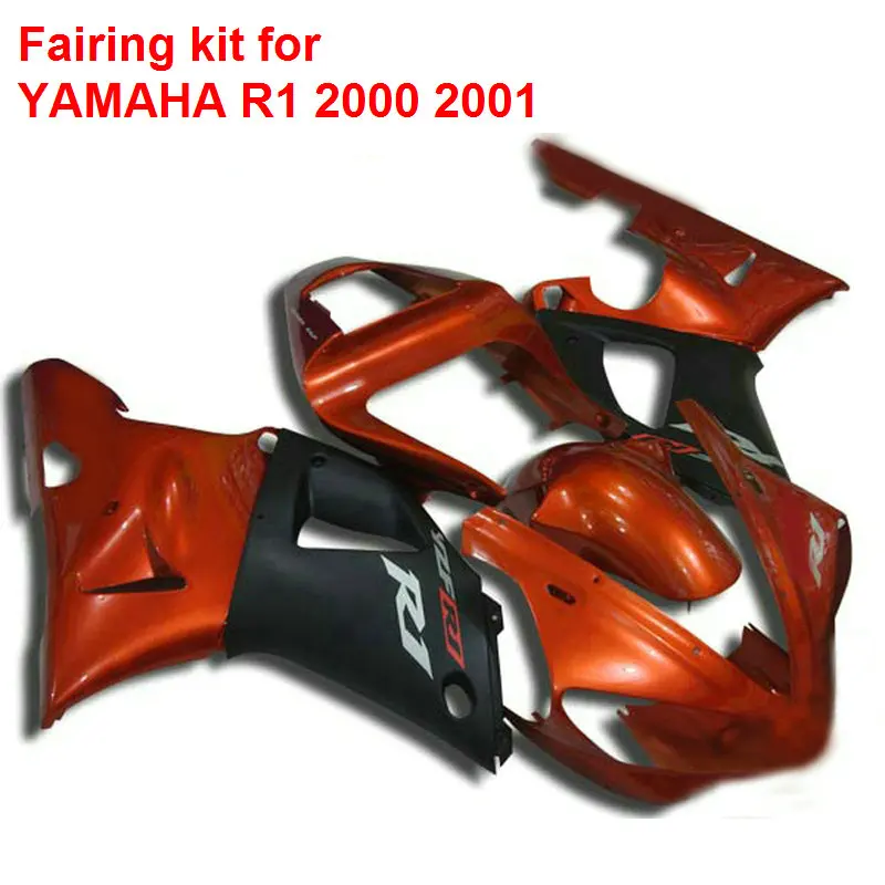 Aftermarket body parts for YAMAHA fairings R1 2000 2001 wine red black
