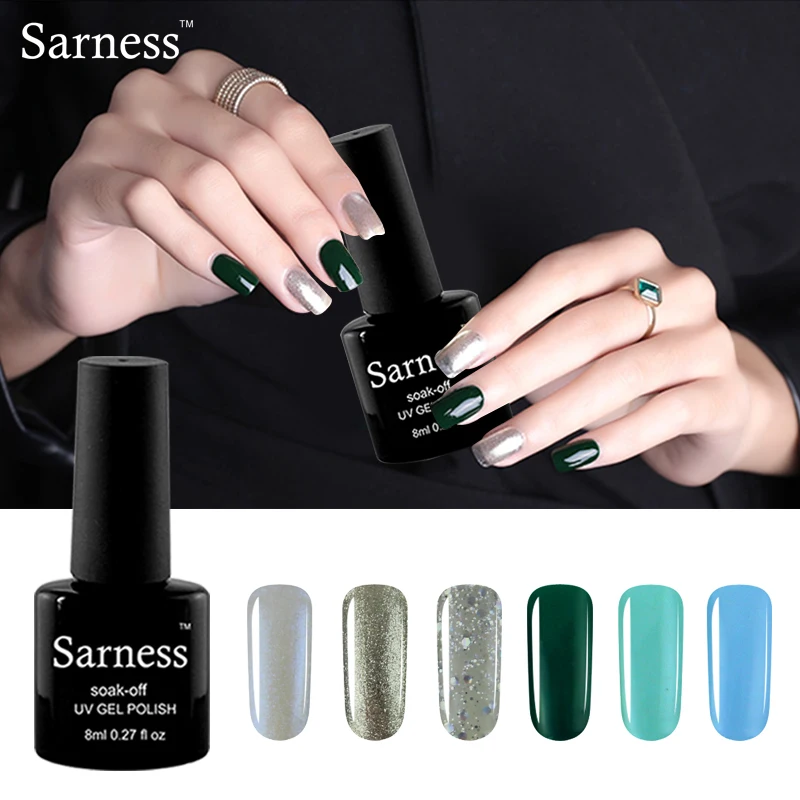 Sarness 29 цветов Fast Dry UV гель лак для ногтей длительный ногти база и верхнее покрытие