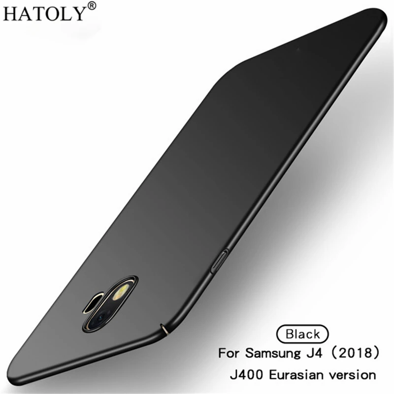 

For Smooth Cover Samsung Galaxy J4 2018 Case Ultra-thin Hard PC Protective Back Case for Samsung J4 2018 J400F Free Shipping