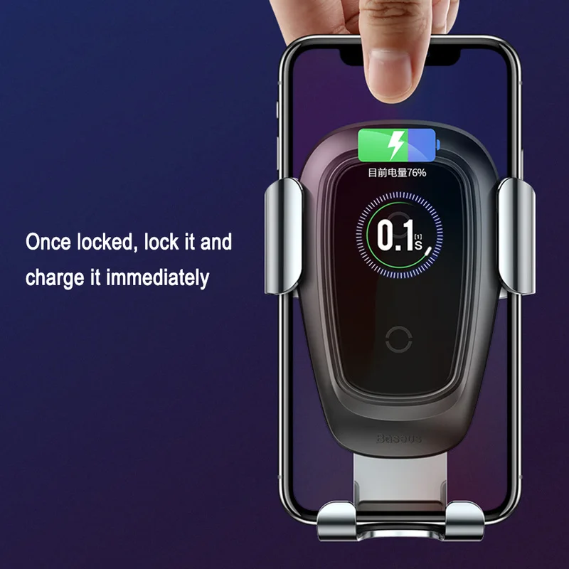 зарядное устройство Автомобильное крепление Qi Беспроводной Зарядное для iPhone XS Max