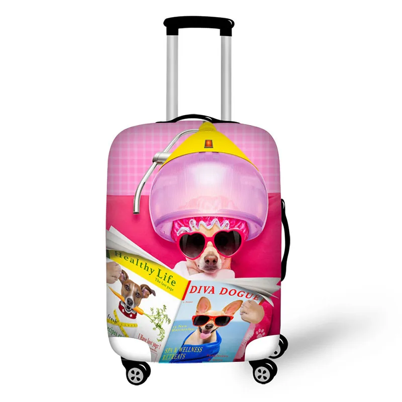 suitcase cover suitcase enfant travelviaje fundas para protector accessories protective valise maletas seyahat luggage covers - Цвет: 7051