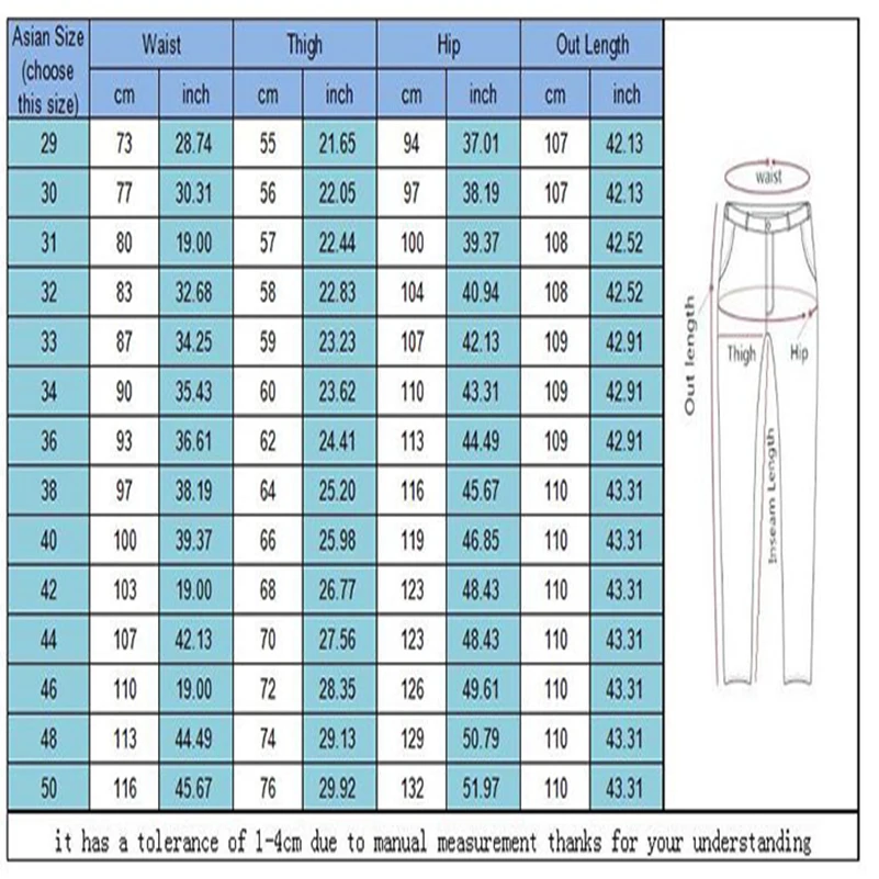 29 in pants is what size