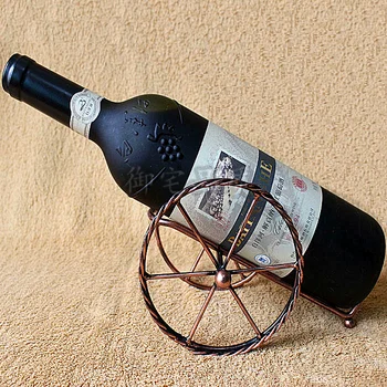 

Wine grape wine frame, wine rack rack are European bronze ornaments Home Furnishing single carriage