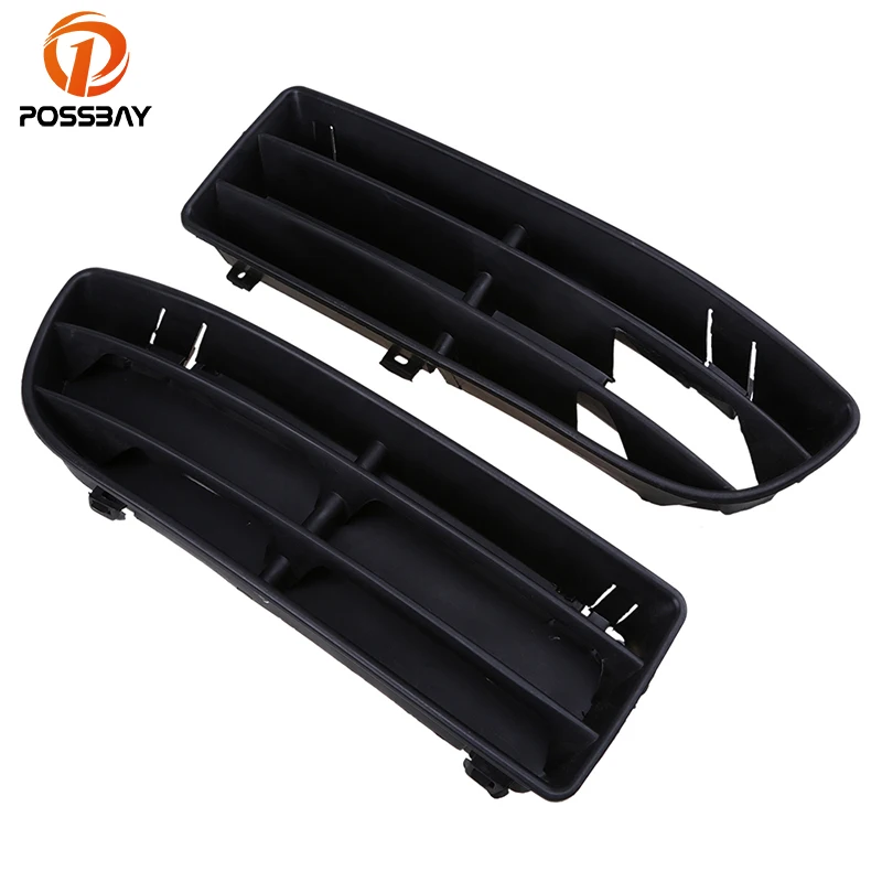 

POSSBAY Car Exterior Accessories Fog Light Cover Vent for 1999-2007 VW Bora Jetta MK4 Car Front Lower Bumper Grilles Grille