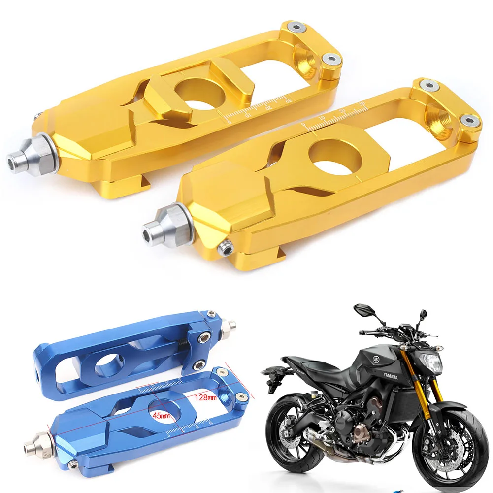 Motorcycle CNC Aluminum Motorcycle Chain Adjusters Tensioners For