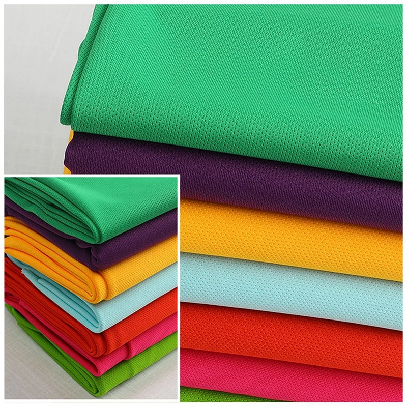 

75D Needle-eye polyester mesh fabric for Quick Dry Sports T-Shirts Jersey fabric for sport and yoga B06