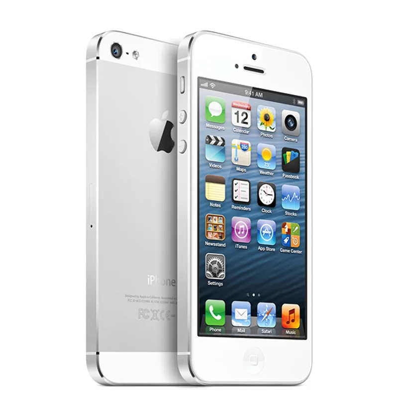 Apple iPhone 5 16G rom WCDMA мобильный телефон двухъядерный 1G ram 4," 8MP камера wifi gps IOS 7-IOS 9 дополнительный смартфон