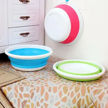 

Portable Simple Life Folding basin Portable Camping Fishing Car Washing Tool for chiren Kitchen tools wash vegetables fruit