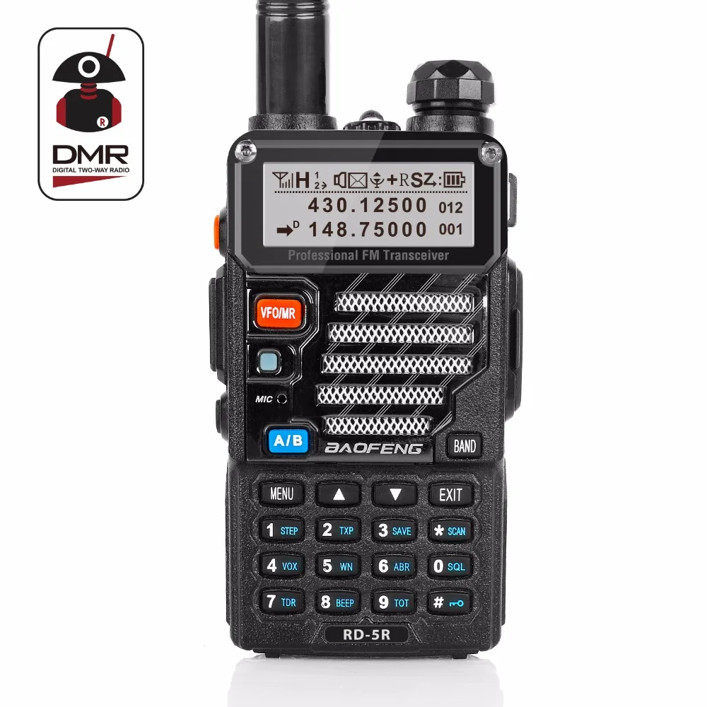 Baofeng RD 5R DMR Tier II VFO Digital Dual Band Dual Slot 136 174 400 470MHz