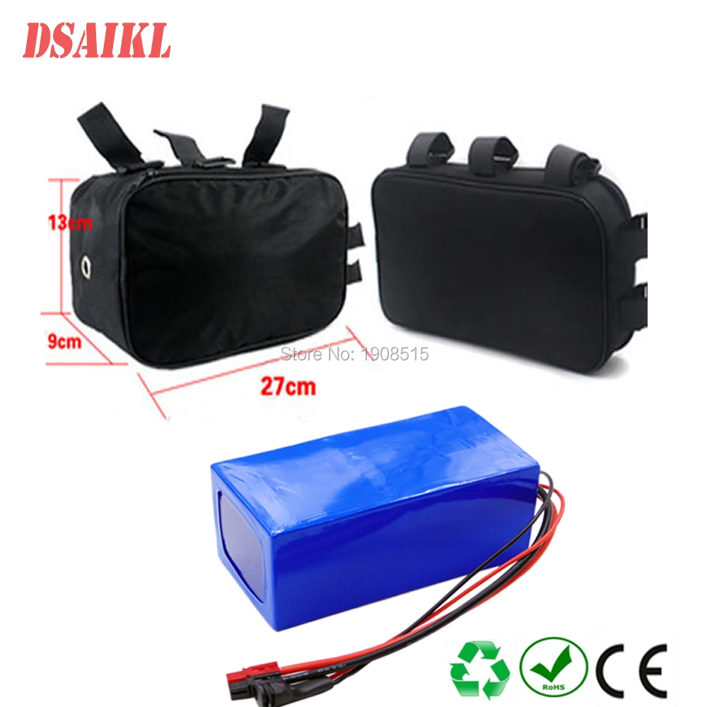 Top 750W 1000W electric bike lithium ion battery pack 48V 11.6Ah with cloth bag and charger 1 Top 750W 1000W electric bike lithium ion battery pack 48V 11.6Ah with cloth bag and charger 1