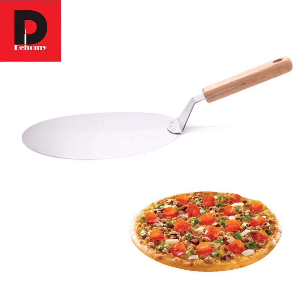 Buy Dehomy 10 Inches Stainless Steel Pizza Shovel Transfer Cake Baking Tools
